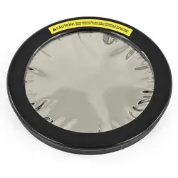 Omegon Sonnenfilter 90mm für Teleskope - Sicherer Sonnenfilter für Omegon Basic Teleskope, einfach aufsetzbar und ideal für Sonnenbeobachtungen und -fotografie mit hoher optischer Qualität.