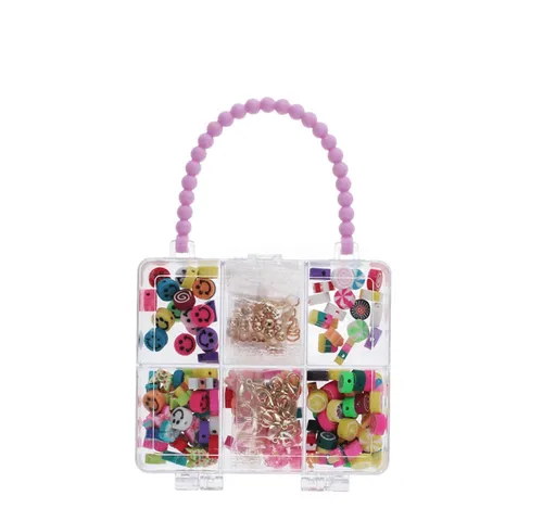 Rex London Lernspielzeug Schmuckset zum Selbermachen Handtasche (Set, 1-St., Halskette, Armband), perfekt für alle, die gerne kreativ werden