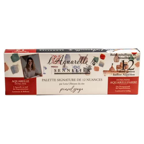 Sennelier Aquarellfarben - Signature Lena Ullmann 12 halbe Näpfchen N131613.LU