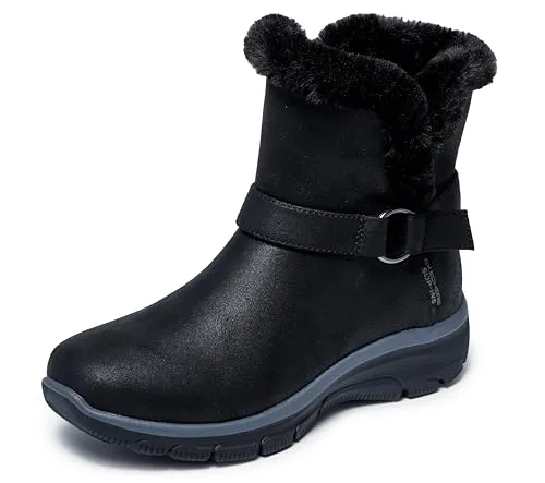 Skechers EASY GOING 168045 Damen Stiefelette, EU 35 - Wanderschuhe mit exklusivem Fersenkissen für sicheren Halt und luftgekühlter Komfort-Einlegesohle aus Memory-Schaum für maximalen Tragekomfort.