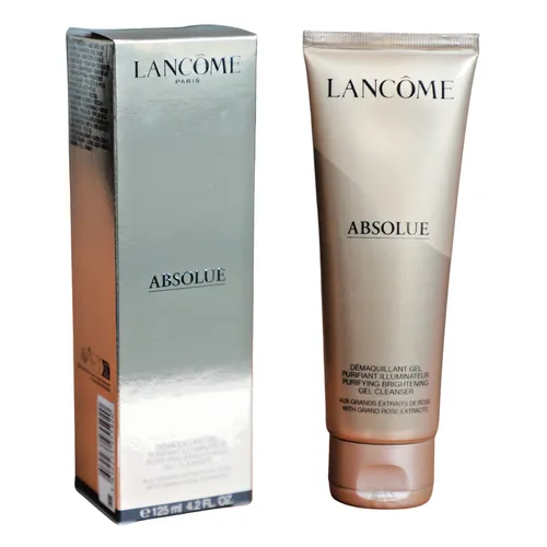 Lancôme Absolue Cleansing Oil-In-Gel 125 ml - Luxuriöse Gesichtsreinigung - Gesichtsreinigung mit pflegendem Oil-in-Gel, angereichert mit Absolue Grand Rose Extrakten für strahlende Haut und sanfte Make-up Entfernung.