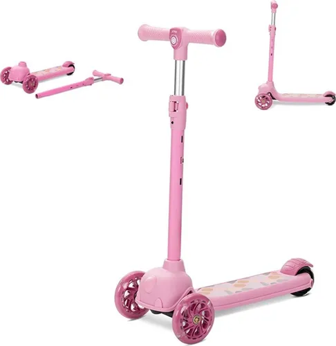 Lorelli Kinderroller Jetster mit PU-Rollen - Roller / Kickboards – Ideal für aktive Kinder mit abnehmbaren, höhenverstellbarem Lenker für einfachen Transport und individuellen Fahrspaß.
