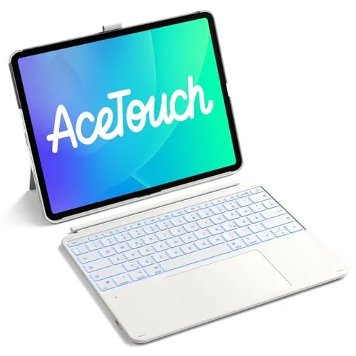 Inateck Tastatur Hülle für iPad Air 13 Zoll und iPad Pro 12.9 Zoll