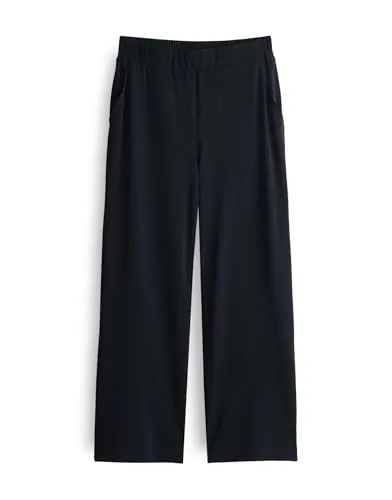 someday Damen Culotte CELASTO Wide | Weiche Interlock Jersey Hose - Damen-Hosen aus hochwertigem Recycled Polyester für ein angenehmes Tragegefühl und modernen Look. Ideal für Casual Outfits, die Nachhaltigkeit und Stil vereinen.