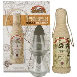 Ron Millonario 15 Solera Reserva Especial 40% Vol. 0,7l in Geschenkbox mit 2 Gläsern