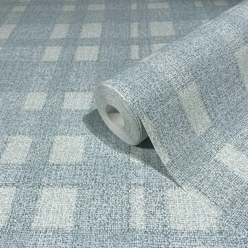 Tapete Grün Blau Grafisch Klassisch Wohnzimmer Schlafzimmer 10,05 x 0,53m