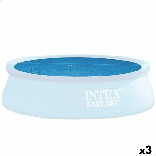 Intex 29021 Poolabdeckung EASY SET/METAL FRAME Blau Ø 305 cm