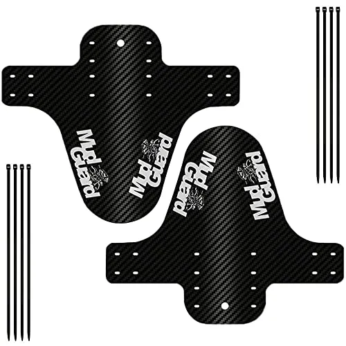 Gibsob 2 Stücke Schutzblech Fahrrad Universal, Fahrrad Mudguard, Fahrrad Kotflügel, Spritzschutz Fahrrad, Vordere und Hintere kompatible Mudguard und Sind für Radgrößen von 16 bis 29 Zoll Geeignet
