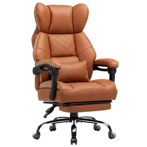 GTPLAYER Ergonomischer Gaming Stuhl mit Fußstütze