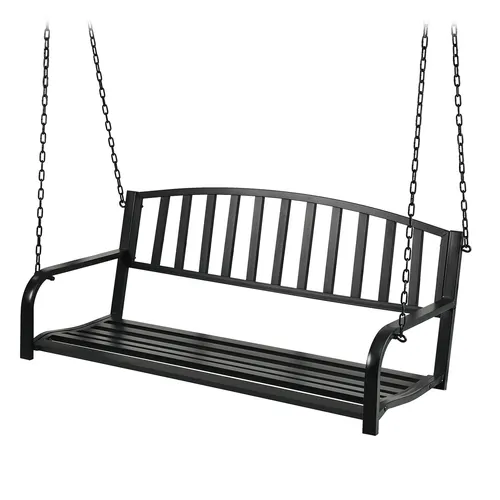 Hängebank Hollywoodschaukel 2-Sitzer von Relaxdays
