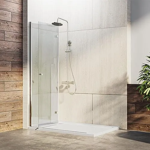 IMPTS Walk In Dusche Duschwand 90x185cm