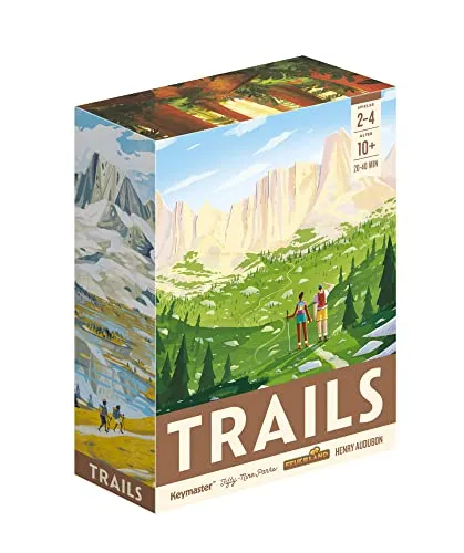 Feuerland Trails - deutsch 286173 - Brettspiel für 1-4 Spieler, inspiriert von der Parks-Reihe. Erlebe spannende Erkundungstouren in der Natur mit deutscher Anleitung!