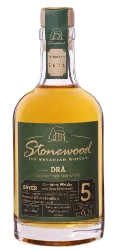 Stonewood Dra | Bavarian Single Malt Whisky | 0,35 l. Flasche in Tube