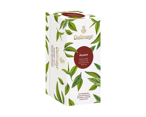 DALLMAYR Tee Assam, 25 Aufgussbeutel, Schwarztee