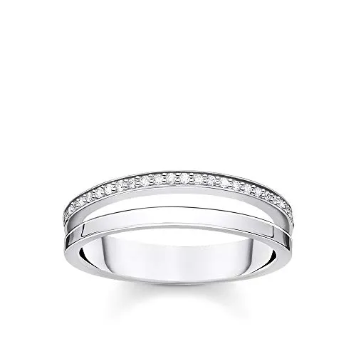 THOMAS SABO Ring aus 925er Sterlingsilber - Eleganter Damenring aus hochwertigem 925er Sterlingsilber, perfekt kombinierbar mit anderen Schmuckstücken und ideal als Geschenk für besondere Anlässe.