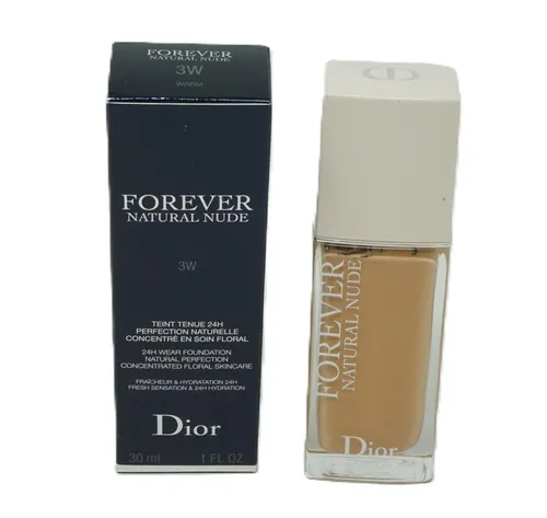 Christian Dior Forever Natural Nude Foundation 3W - Make Up, langanhaltende, cremige Foundation für einen natürlichen Teint, ideal für einen makellosen Look den ganzen Tag.