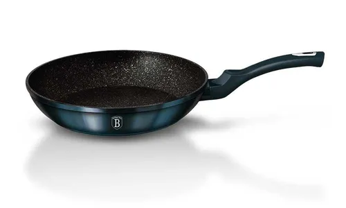 PATELNIA GRANITE 28cm Berlinger Haus Aquamarine BH-1872 - Pfanne mit Granitbeschichtung, ideal für Induktionsherde und sorgt für gleichmäßige Hitzeverteilung.
