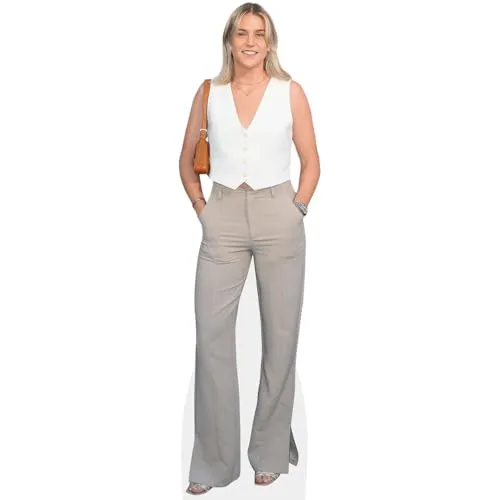 Alessia Russo (White Top) Pappaufsteller mini von Celebrity Cutouts