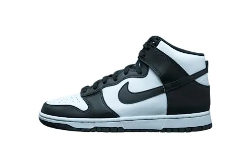 Produktbild NIKE Herren Dunk High Retro Sneaker, Weiß Schwarz Total Orange, 45 EU