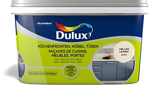 Dulux Fresh up Küchenfronten, Möbel, Türen Satin, Einfach mal neu streichen, Helles Leinen, 750 ml