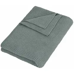LOBERON Tagesdecke Plaid Ancy Blau in blau von Mirabeau