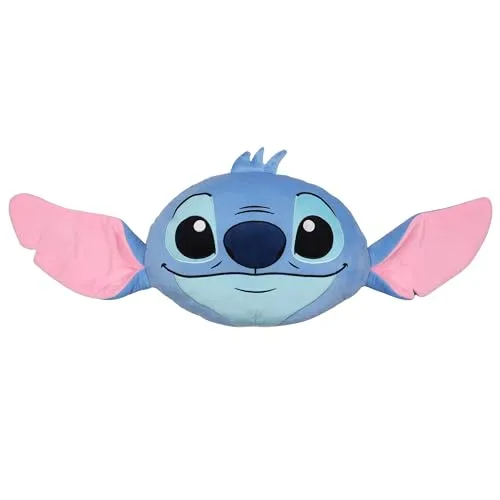 sarcia.eu Disney Stitch Dekokissen, Deko 3D, blaues FORMKISSEN 31x41 cm Oeko-TEX (D)