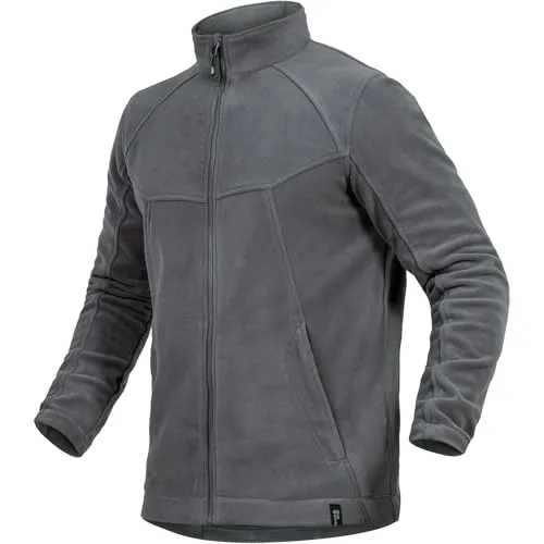 Leibwächter CAFLJ Fleecejacke XL grau - Funktionsjacke aus anti-pilling Polar-Fleece, ideal für aktive Freizeit. Mit verstellbarem Jackensaum und praktischen Taschen für optimalen Komfort.