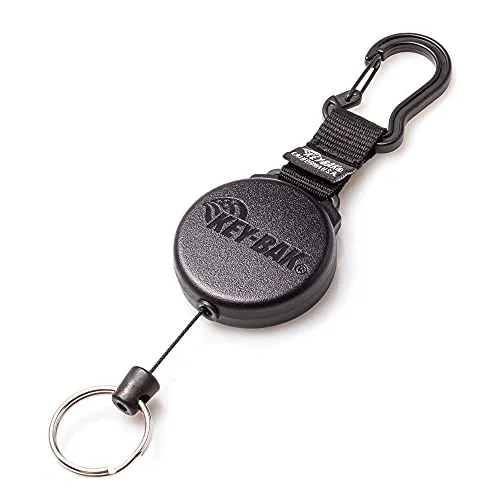 KEY-BAK Schlüsselrolle Securit Xtreme Duty mit Karabiner in schwarz von KEY-BAK