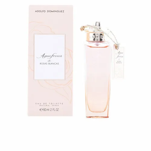 Adolfo Dominguez Agua Fresca De Rosas Blancas EdT 60ml - Unisex Duft mit blumigen und frischen Noten, ideal für moderne Frauen. Verleiht eine feminine Ausstrahlung und ist perfekt für jeden Anlass.
