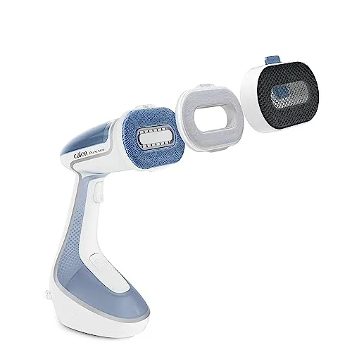 Calor Dampfbügeleisen, Multi-Kopf-System für 4 Aktionen in 1, Reinigen, Glätten, Duften, geeignet für alle Heimtextilien, Pure Tex DT9531C0