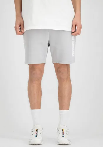 Alpha Industries Sweatshorts Alpha PP Short grau XL - Herren-Shorts aus 80% Baumwolle und 20% Polyester, modischer Regular Fit in pastel grey mit praktischem Reißverschluss und Eingrifftaschen - ideal für Freizeit und Sport.