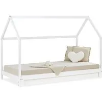 Homestyle4u 2591 Kinderbett 90x200cm/180x200cm Ausziehbett