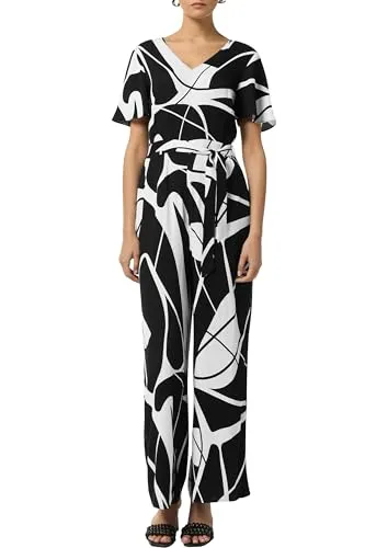 comma Jumpsuit Overall mit Crêpestruktur von comma,