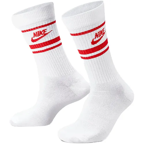 Nike Sportswear Everyday Essential Crew-Socken 3 Paar - weiß