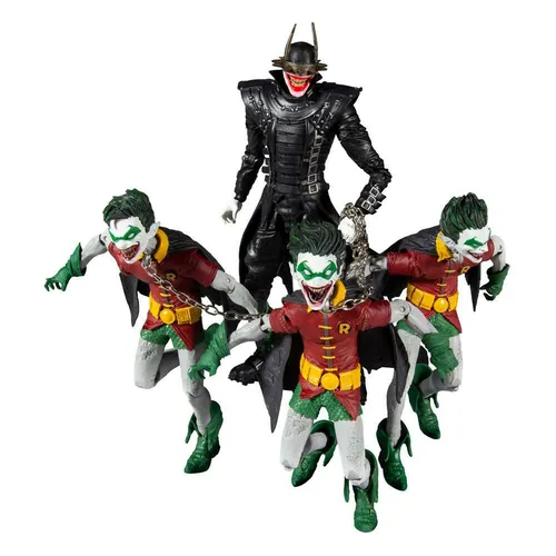 Mc Farlane - Dark Nights: Metal - The Batman Who Laughs und die Robins von Earth - Action- & Spielfiguren, detaillierte Sammlerfigur mit einzigartigem Design für Batman-Fans und Sammler.