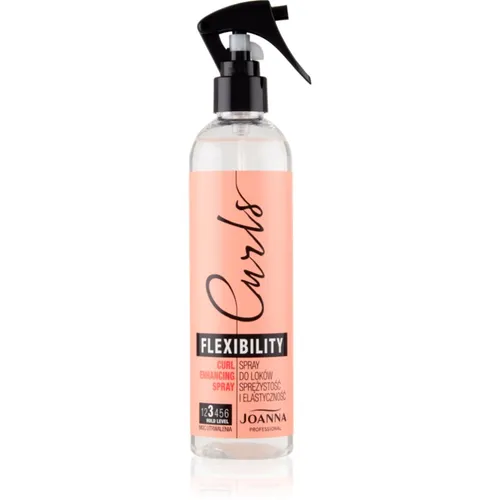Joanna Professional Curls Spray - Lockenpflege für lockiges Haar - Frisierprodukte, 300 ml Haarpflege-Spray für glänzende und gesunde Locken, spendet Feuchtigkeit und verbessert die Haarstruktur für traumhafte Ergebnisse.