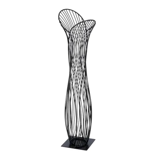 GILDE Dekoobjekt DIE VERBUNDENHEIT - Metall, 63cm - Figuren & Skulpturen, elegantes Dekoobjekt in Schwarz, ideal für besondere Anlässe wie Hochzeiten oder Jubiläen.