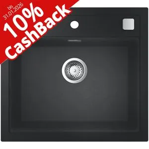 Grohe K700 Kompositspüle granit schwarz 31651AP0 in schwarz von GROHE