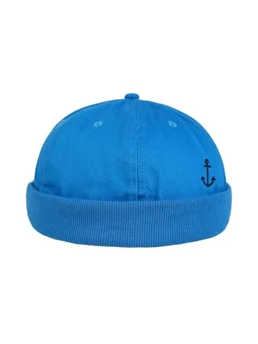 SCHIETWETTER Herren Dockerscap Anker. Seemansmütze, Hafenmütze, 100% Baumwolle