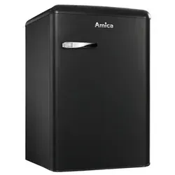 Amica KS 15617 MS Kühlschrank - Retro Kühlschrank mit 95 l Kühl- und 13 l Gefrierfach, ideal für stilbewusste Küchen. Kompakte Maße: 875 x 550 x 615 mm.