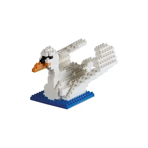 Schwan 3D Konstruktionsbausatz aus Ministeinen
