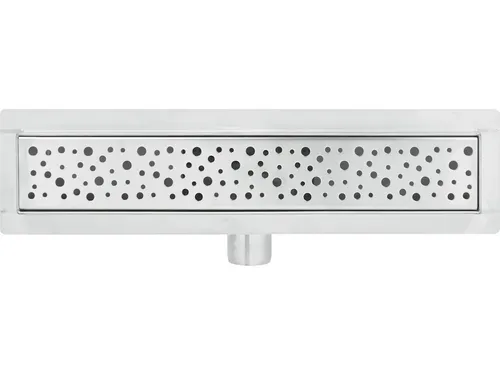 Duschrinne Edelstahl 50cm - Hochwertige Ablaufrinne aus Edelstahl 304, ideal für moderne Badezimmer. Garantiert eine effiziente Wasserableitung und sorgt für ein sauberes Design.