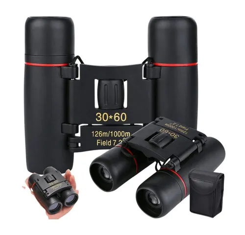 VERK GROUP Fernglas 30×60 Compact Tourist Survival – Kompakt für Tag & Nacht Fernglas