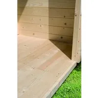 Produktbild Karibu Fußboden 209cm x 152cm aus Fichte