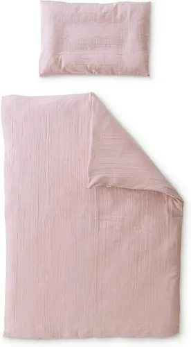 Ehrenkind Kinderbettwäsche 100% Bio-Baumwolle - Bettwäsche-Sets aus 100% Bio-Baumwolle, hautfreundlich und OEKO-TEX® zertifiziert. Ideal für ein optimales Schlafklima, erhältlich in sanften Farben und zwei hochwertigen Materialien: Musselin und Renforcé.