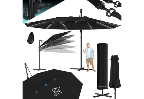 KESSER Doppelsonnenschirm 4,6m x 2,7m von Kesser