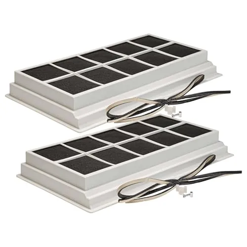 vhbw 2x Aktivkohlefilter kompatibel mit Bosch DSZ11AF, DSKZ0300, DSKZ03, DSKZ0100, DSKZ01, DSZ11AF00 Dunstabzugshaube - 49,5 x 29,5 x 6,2 cm