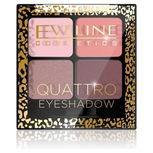Quattro Eyeshadow poczwórny cień do powiek 12 5.2g Eveline Cosmeti 5901761936148