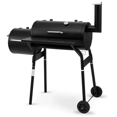 Tepro Smoker 1038 Wichita Holzkohlegrill - Grill für authentisches Smoker-Erlebnis, ideal für BBQ-Liebhaber mit hochwertiger Verarbeitung und großem Grillvolumen.