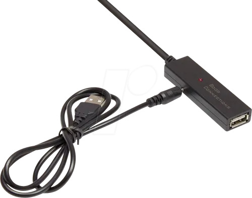 GC M0131 - Aktives Verlängerungskabel USB 2.0, A-Stecker < A-Buchse, CU, 5